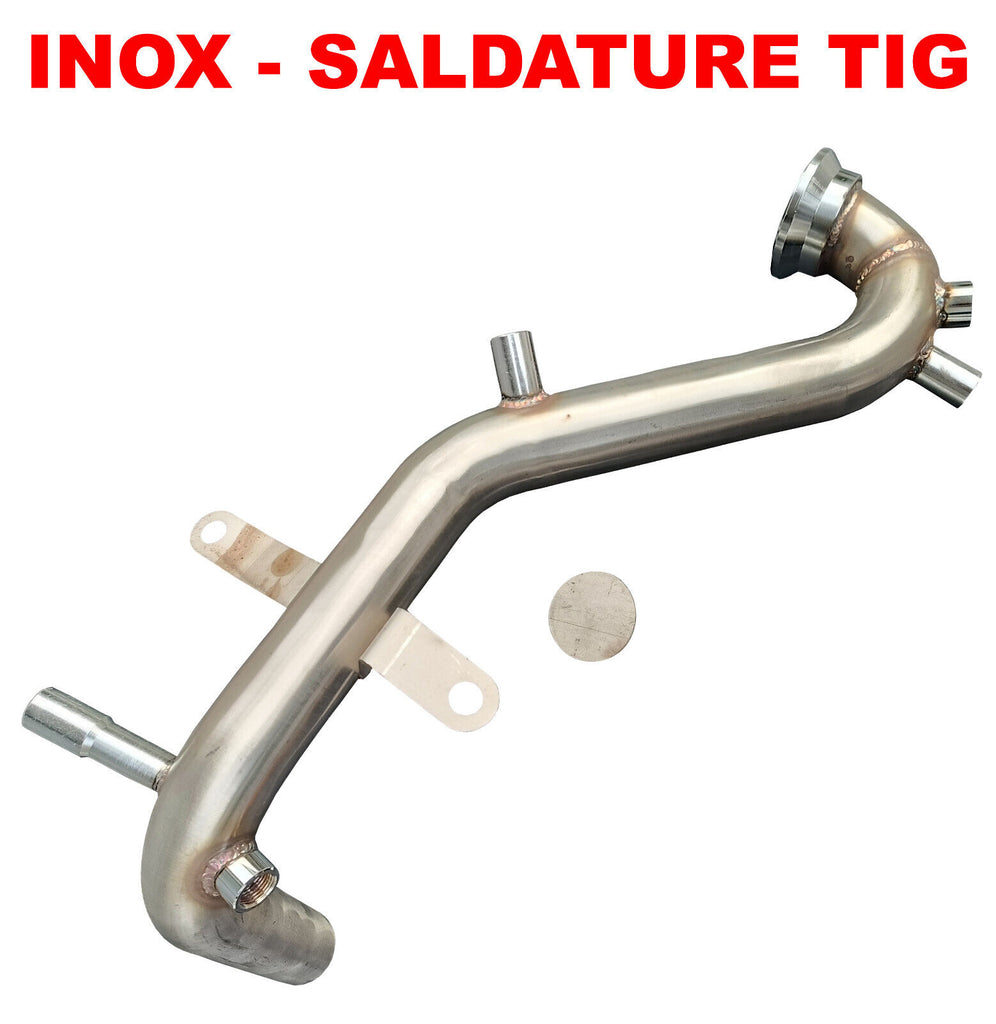 Downpipe House-Tuning T5B in acciaio inox per 1.3 Multijet Euro 6
