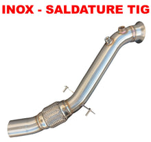 Carica l'immagine nel visualizzatore di Gallery, Downpipe House-Tuning T8 in acciaio inox per BMW 2.0d N47
