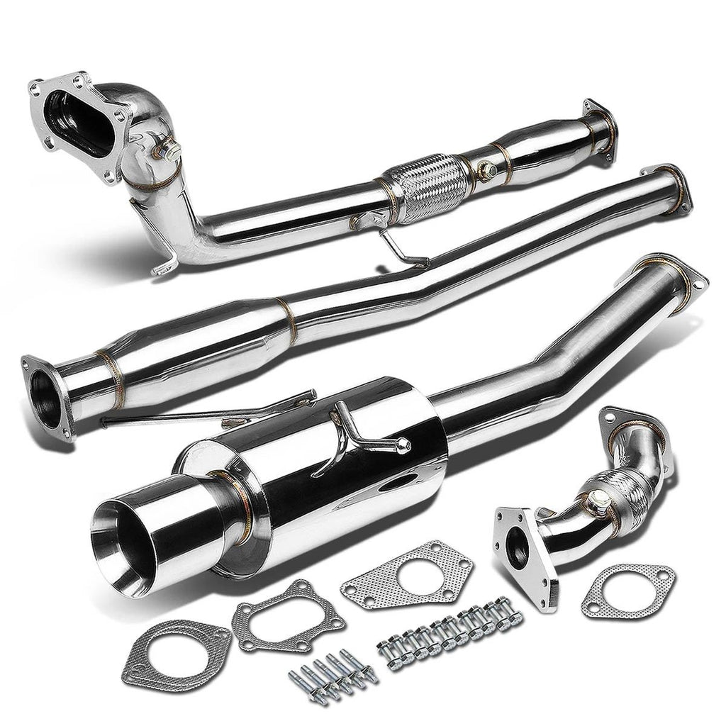 Scarico Cat-Back Terminale a Doppia Parete SK-Import Subaru Impreza GD GG 76mm Inox
