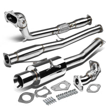 Carica l'immagine nel visualizzatore di Gallery, Scarico Cat-Back Terminale a Doppia Parete SK-Import Subaru Impreza GD GG 76mm Inox