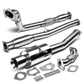 Scarico Cat-Back Terminale a Doppia Parete SK-Import Subaru Impreza GD GG 76mm Inox