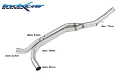 Tubo centrale sportivo Porsche Macan 95B 95B.2 | Inoxcar