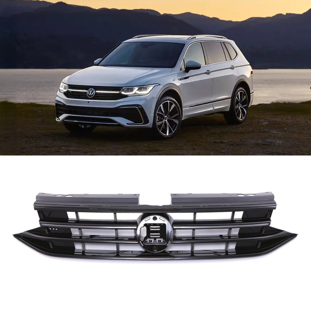Griglia LED DRL Nero Lucido VW Tiguan R Facelift dal 2021