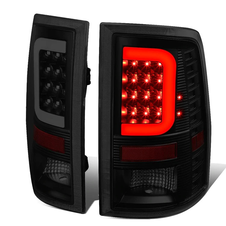 Fanali Posteriori C-Bar Style LED SK-Import Neri Lente Fumé Dodge Ram