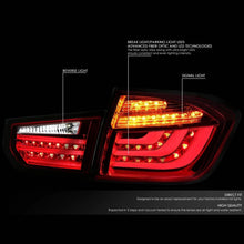 Fanali Posteriori LED SK-Import Cromati Lente Rossa BMW Serie 3 F30 Pre LCI - foto 3