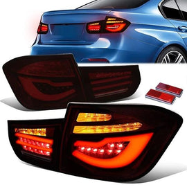Fanali Posteriori LED SK-Import Lente Rossa Scura BMW Serie 3 F30 M3 F80 Pre LCI
