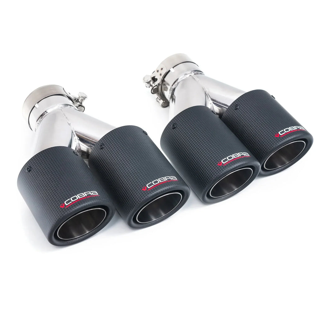 Terminali di Scarico Cobra Sport per (Quad Exit) Ford Focus ST-Line (Mk4) 1.0L 125PS for