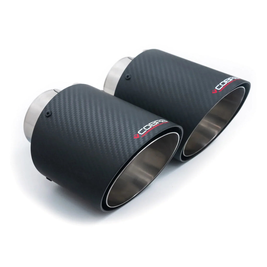 Terminali di Scarico Cobra Sport per Jaguar F-Type V6 (TP106-CF-2)