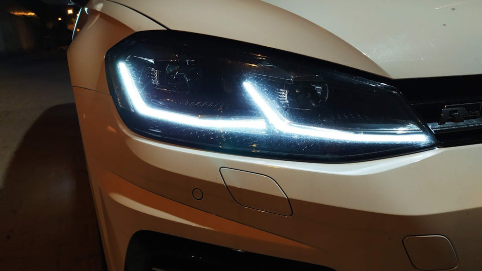 Fari Anteriori 7.5 Style SK-Import Neri Volkswagen Golf Mk6 - foto 2