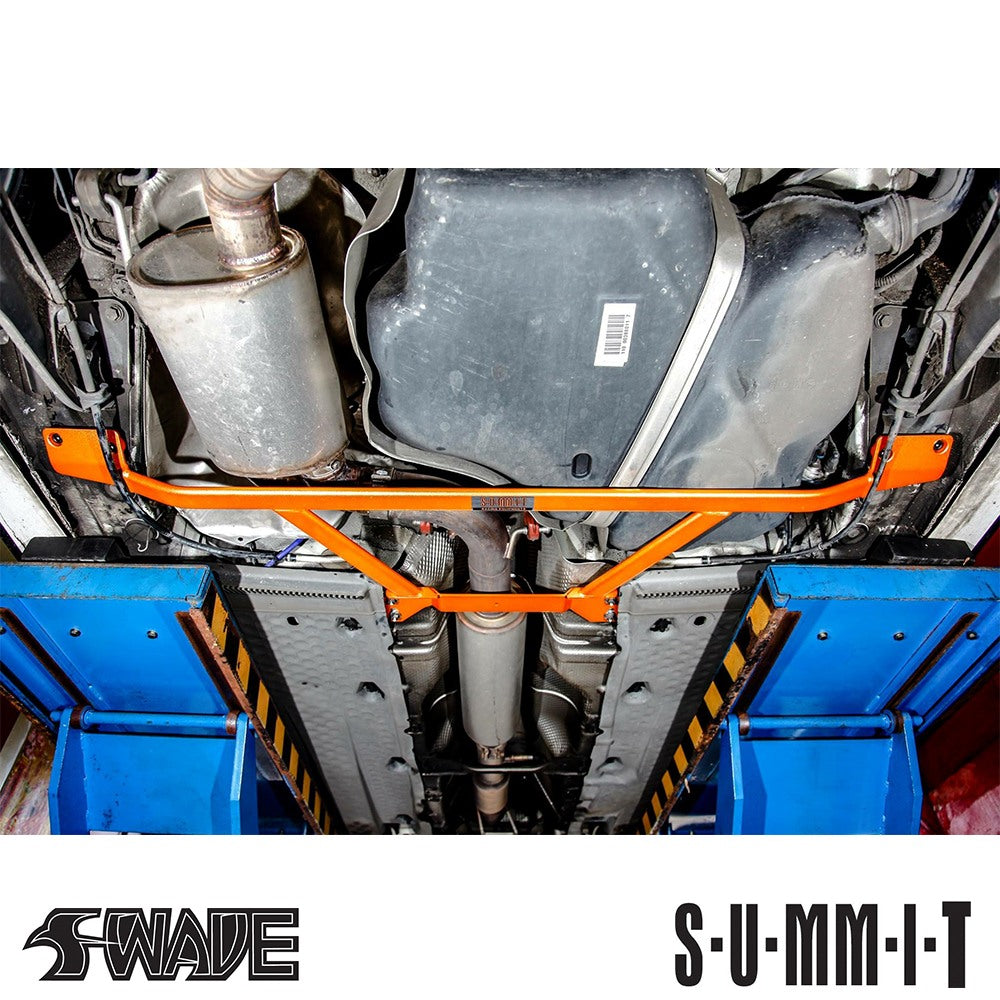 SUMMIT posteriore inferiore grande tunnel di scarico posteriore a 6 punti corpo telaio e supporto per barra di collegamento boccola asse sottotelaio per VW Golf MK5 e 6 GTI dal 2005 al 2012 V-G6-S39