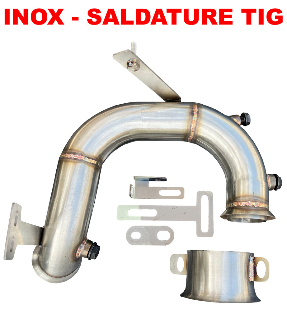 Downpipe House-Tuning VA14 in acciaio inox per 1.4 TDI CUS gruppo VAG