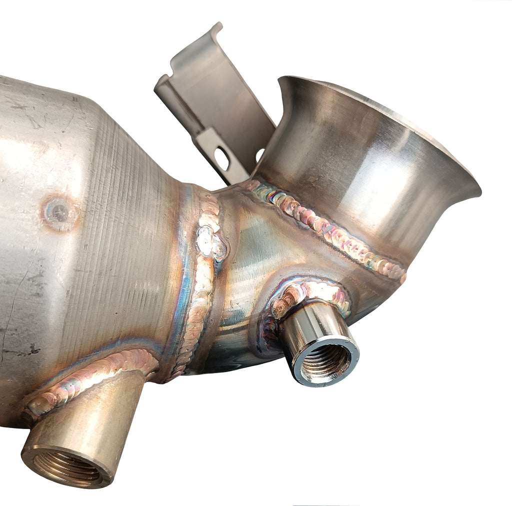 Downpipe con catalizzatore 200 celle per Volkswagen 2.0 TDI Euro 6 - dettaglio 2