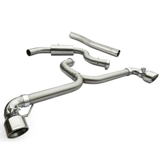 Cobra Sport Scarico sportivo Cat Back Venom Box Delete per VW Scirocco R 2.0L TSI (09-18)