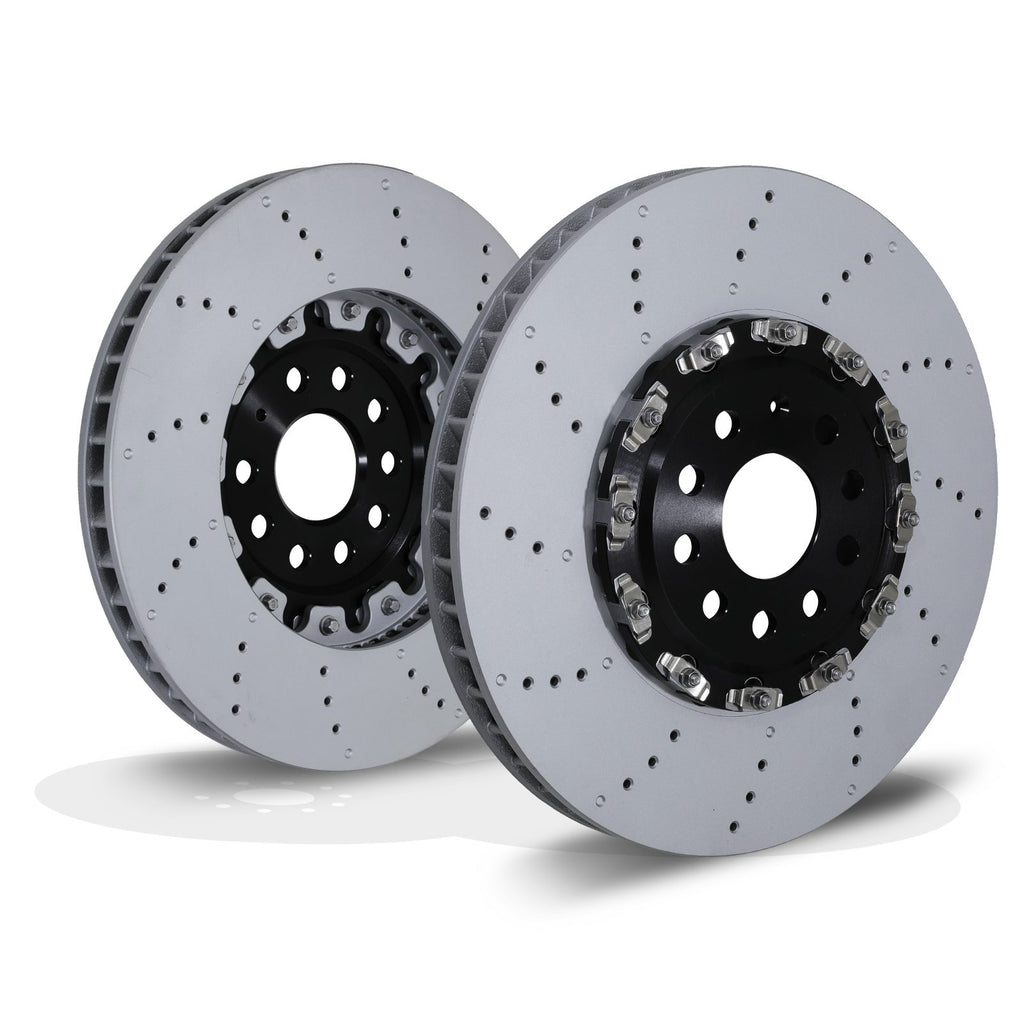 Dischi Freno Anteriori Flottanti Forati e Ventilati 357mm Volkswagen Golf R Mk8 20+