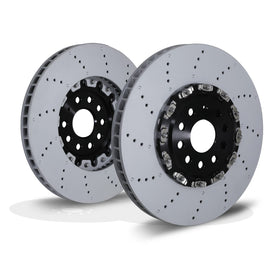 Dischi Freno Anteriori Flottanti Forati e Ventilati 357mm Volkswagen Golf R Mk8 20+