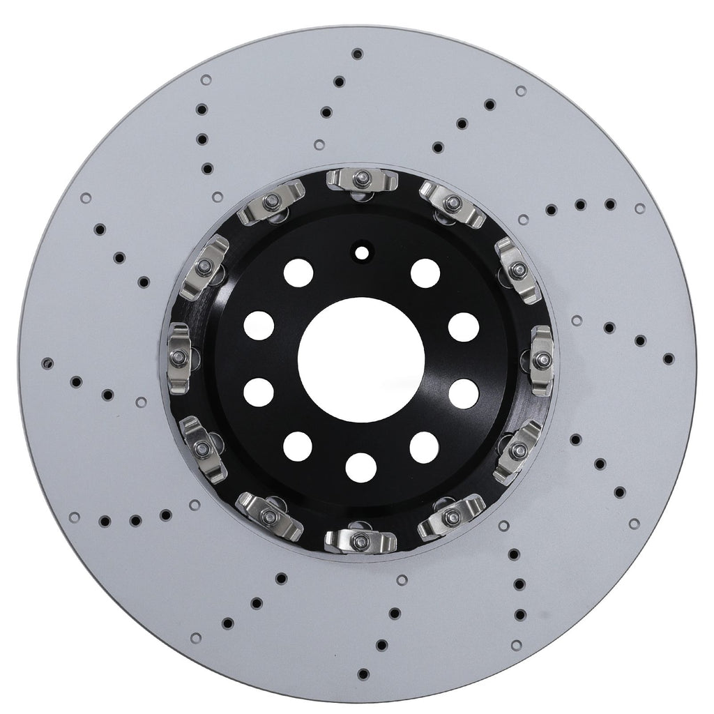 Dischi Freno Anteriori Flottanti Forati e Ventilati 357mm Volkswagen Golf R Mk8 20+ - foto 4