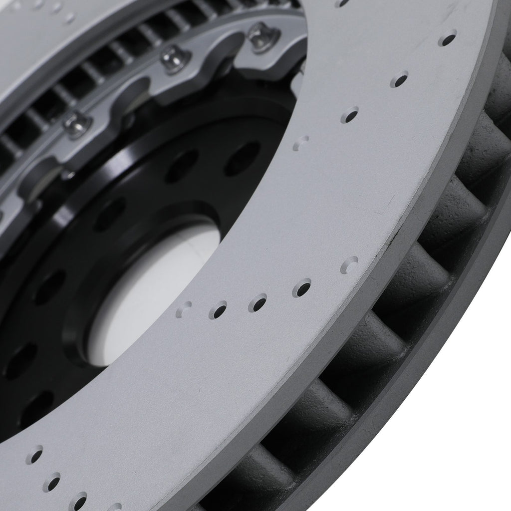 Dischi Freno Anteriori Flottanti Forati e Ventilati 357mm Volkswagen Golf R Mk8 20+ - foto 9