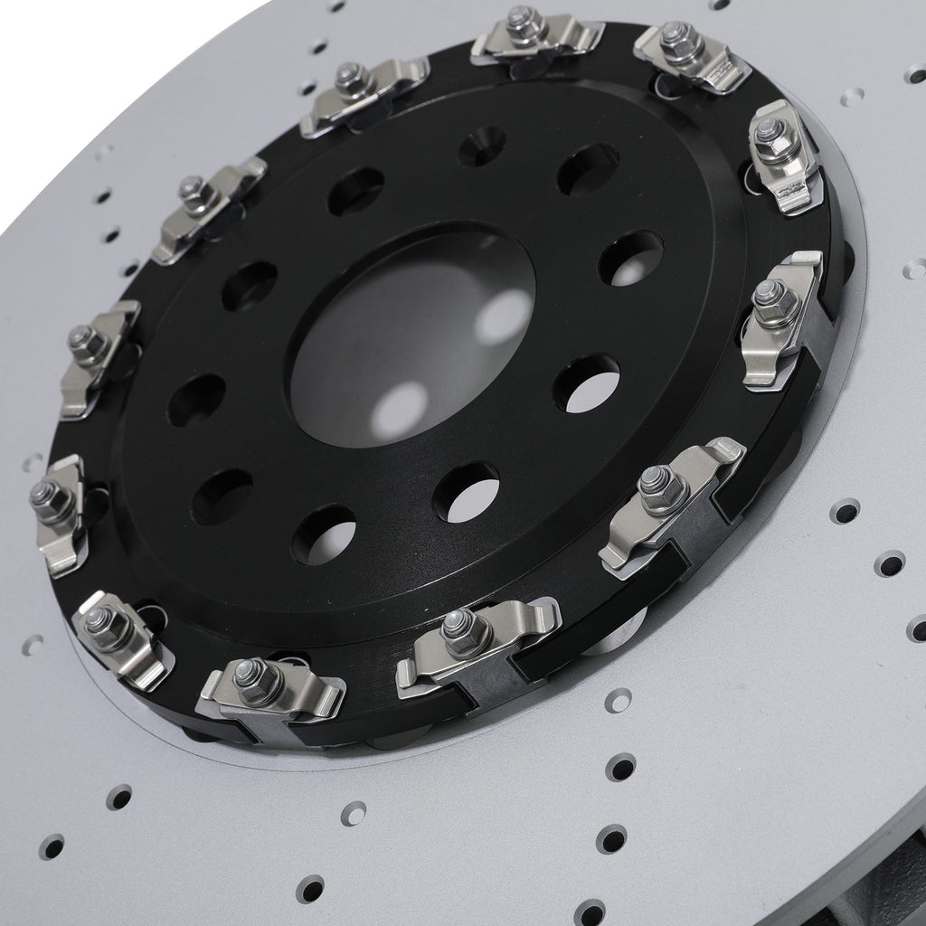 Dischi Freno Anteriori Flottanti Forati e Ventilati 357mm Volkswagen Golf R Mk8 20+ - foto 5