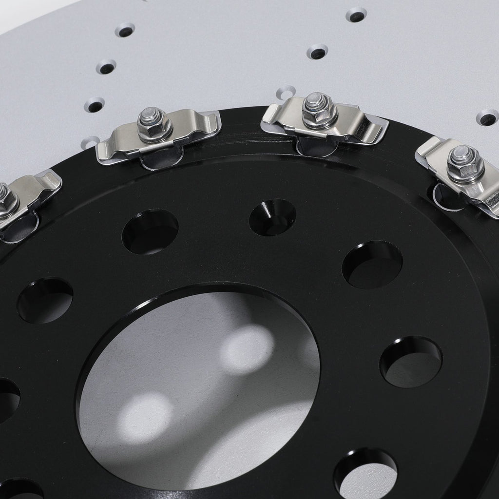 Dischi Freno Anteriori Flottanti Forati e Ventilati 357mm Volkswagen Golf R Mk8 20+ - foto 6
