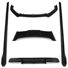 Kit Aero Completo con Alettone Maggiorato Nero Lucido VW Polo MK5 6C 14-18 - foto 2