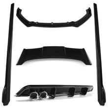 Kit Aero Completo con Doppio Diffusore e Alettone Maggiorato VW Polo MK5 6C 14-18 - foto 2