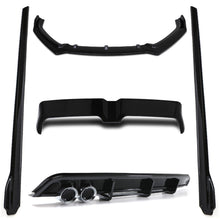 Body Kit Aerodinamico Stile Oettinger Nero Lucido VW Polo MK5 6C 14-18 - foto 2