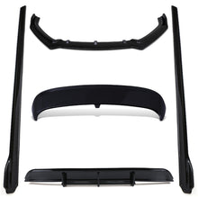 Kit Aerodinamico Stile WRC Nero Lucido VW Polo MK5 6C 14-18 - foto 2