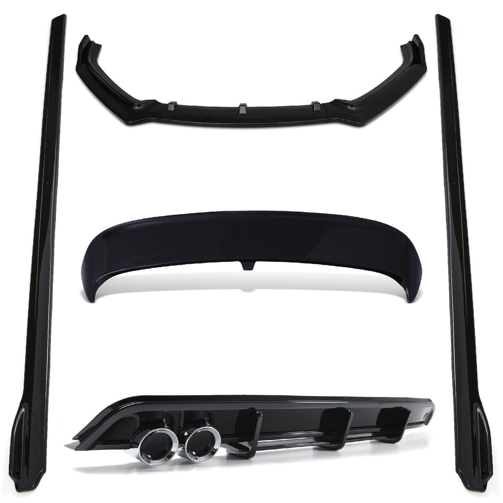 Body Kit Aerodinamico Stile WRC VW Polo MK5 6C 14-18 - foto 2