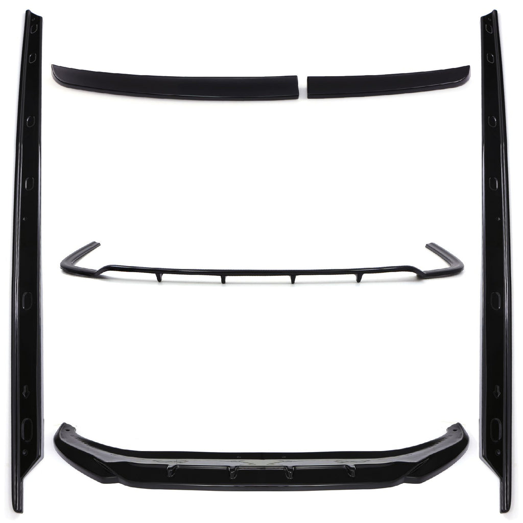Kit Aero Completo Nero Lucido VW Caddy MK5 LWB Porte a Battenti dal 2020 - foto 2