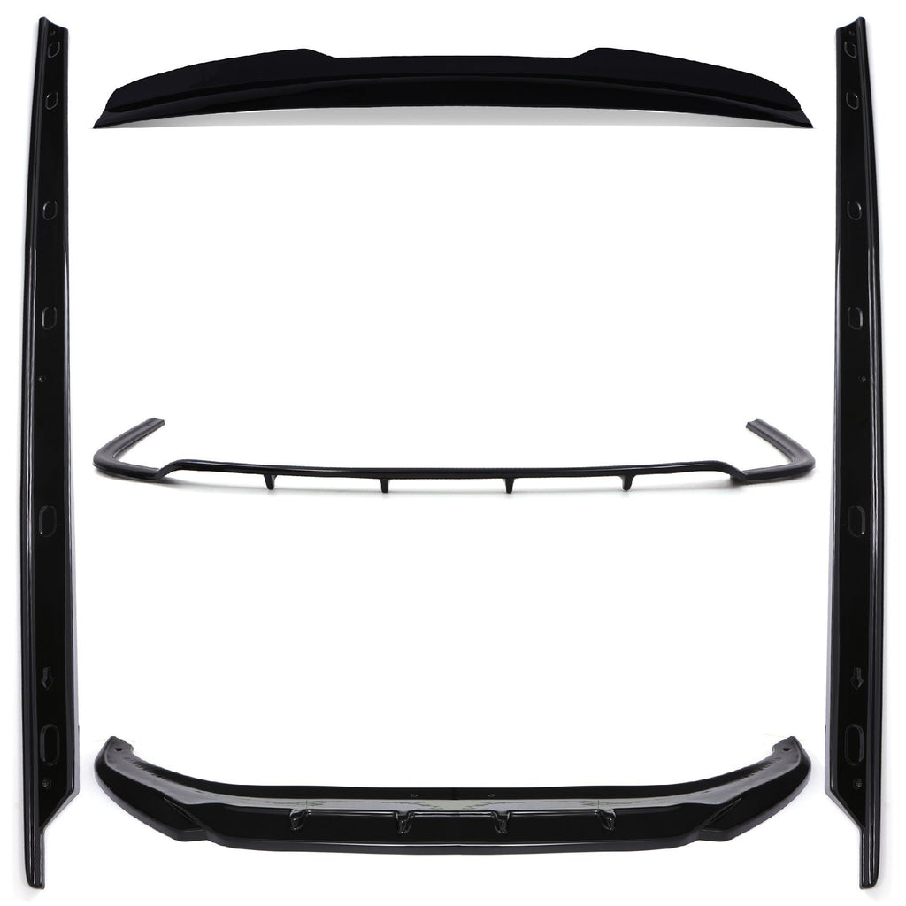 Kit Aero Completo Nero Lucido Ford Transit Connect LWB Portellone dal 2024