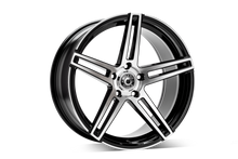 Carica l&#39;immagine nel visualizzatore di Gallery, Cerchio in Lega WRATH Wheels WF1 19x9.5 ET40 5x112 GLOSS BLACK POLISHED FACE