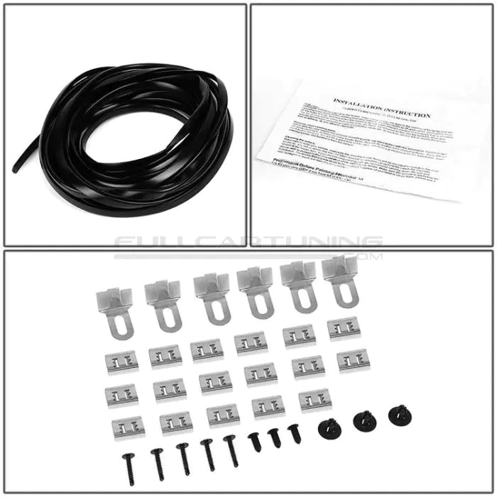 Kit quattro parafanghi maggiorati Ford F-150 nero opaco