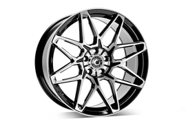 Cerchio in Lega WRATH Wheels WF6 18x9 ET42 5x112 GLOSS BLACK POLISHED FACE