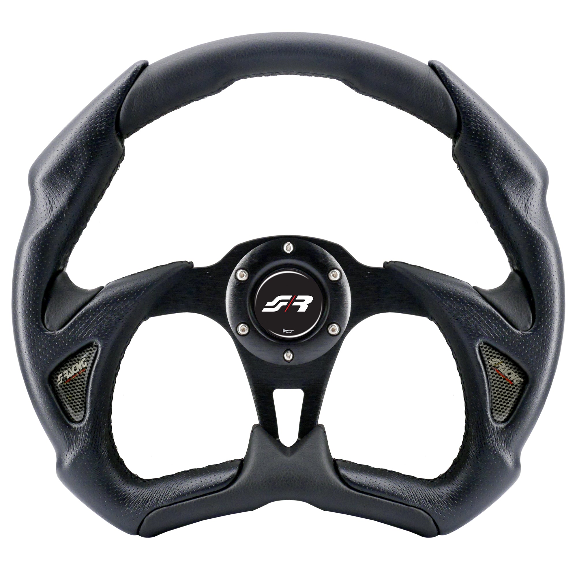 Volante Sportivo UniversaleX5 Poly Pelle nero