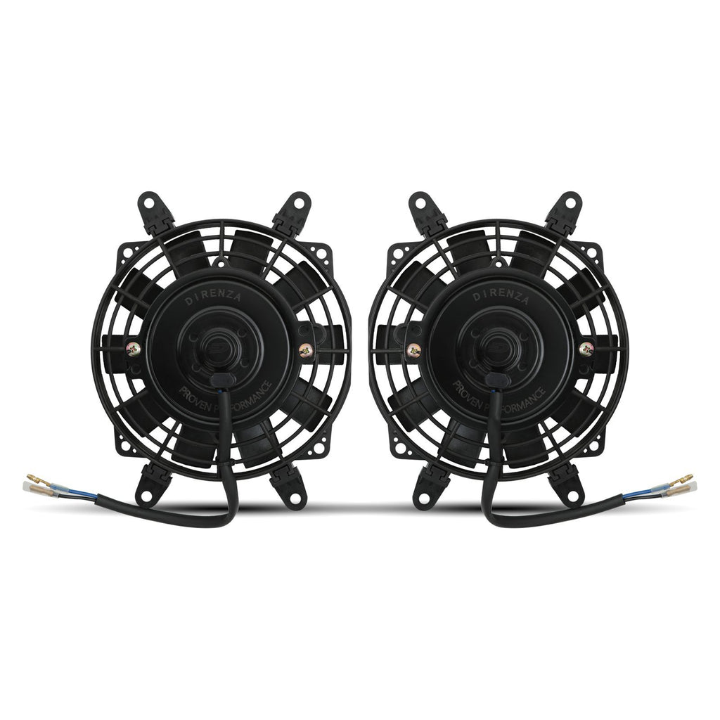 Coppia di Ventole 7" a Pale Diritte 12V 80W Universali con Accessori di Montaggio - foto 3