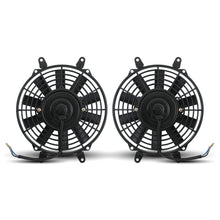 Coppia di Ventole 9" a Pale Diritte 12V 80W Universali con Accessori di Montaggio - foto 3