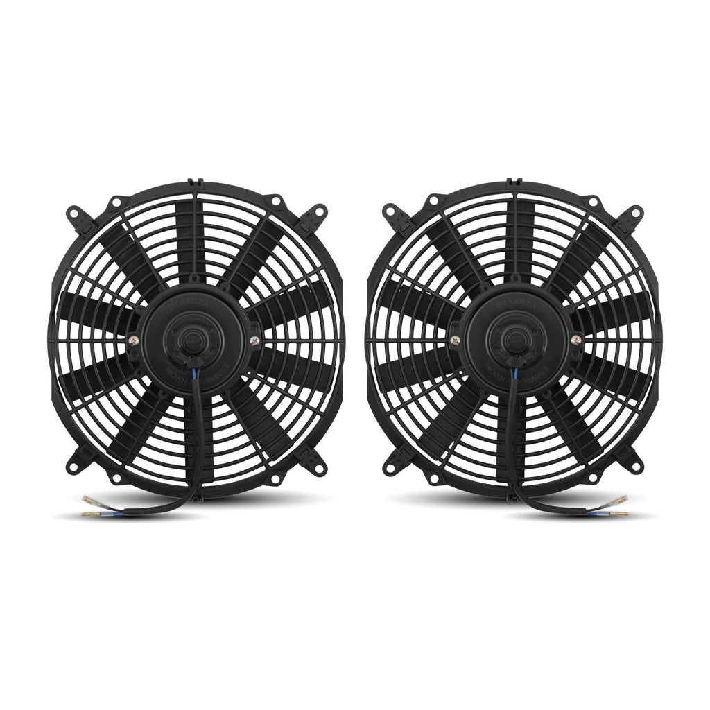 Coppia di Ventole 12" a Pale Diritte 12V 80W Universali - foto 3