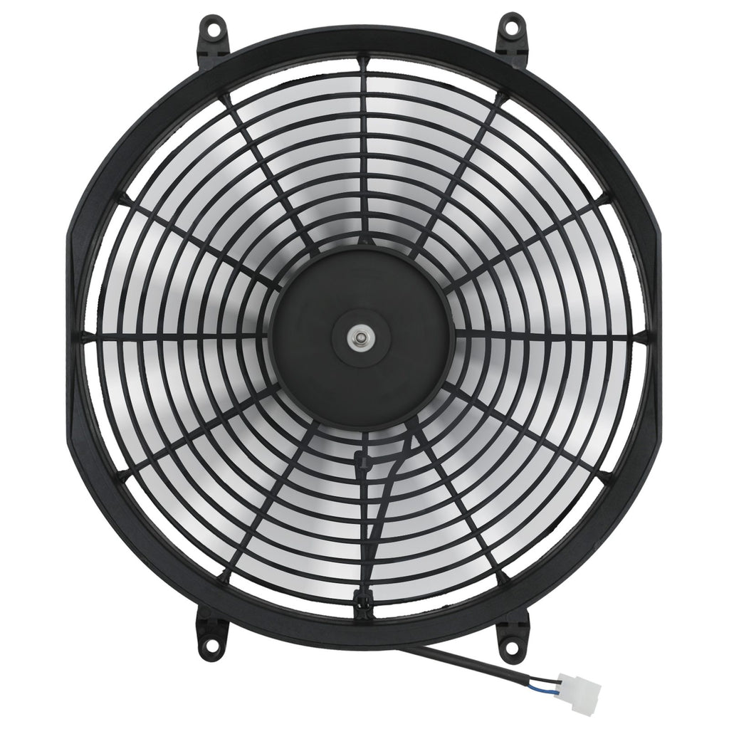 Coppia di Ventole 14" a Pale Diritte 12V 80W Universali con Accessori di Montaggio - foto 6