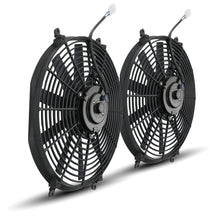 Coppia di Ventole 14" a Pale Diritte 12V 80W Universali con Accessori di Montaggio - foto 8