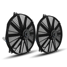 Coppia di Ventole 16" a Pale Diritte 12V 80W Universali con Accessori di Montaggio - foto 3