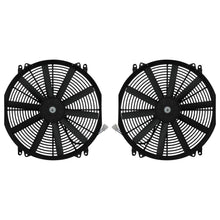 Coppia di Ventole 16" a Pale Diritte 12V 80W Universali con Accessori di Montaggio - foto 5