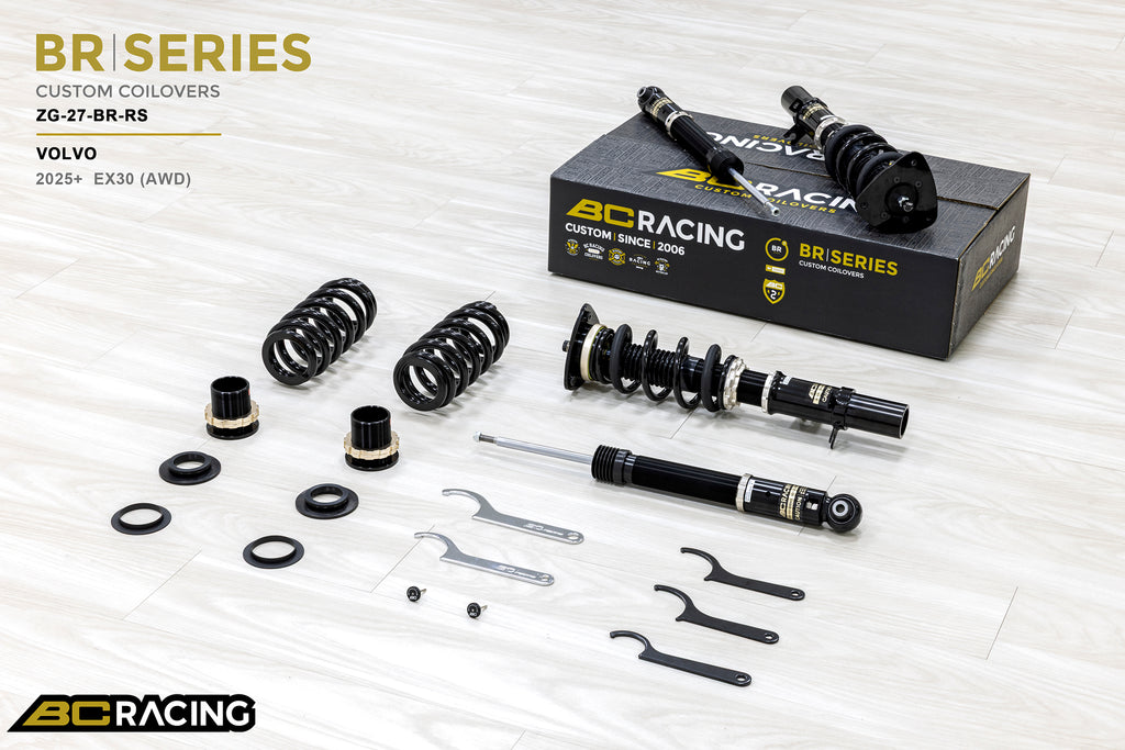 Assetto regolabile BC Racing Serie BR per Volvo EX30 trazione integrale (25+) (AWD Twin Motor Performance) – Rif. ZG-27-BR-RS