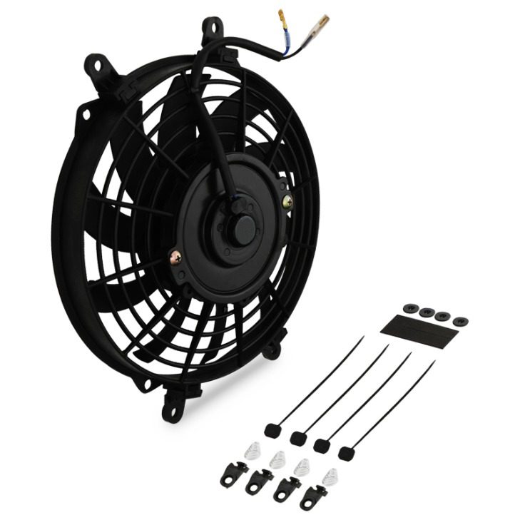 Ventola 9" a Pale Curve 12V 80W Universale