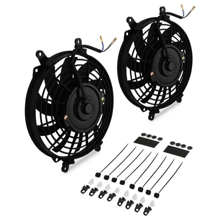 Ventola 9" a Pale Curve 12V 80W Universale