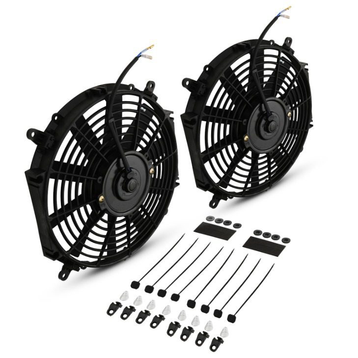 Ventola 12" a Pale Diritte 12V 80W Universale