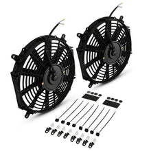 Ventola 12" a Pale Diritte 12V 80W Universale