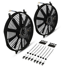 Ventola 14" a Pale Diritte 12V 80W Universale