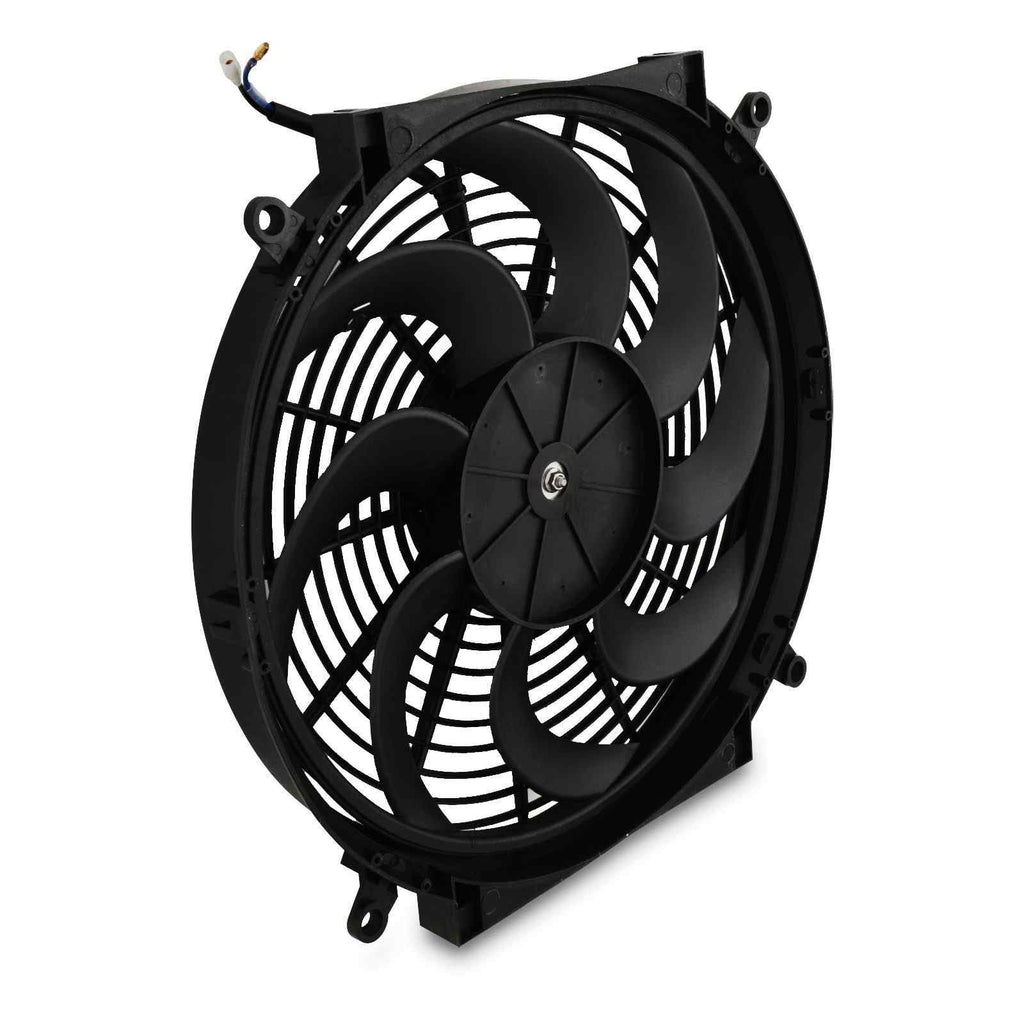 Ventola 14" a Pale Curve 12V 80W Universale - foto 2