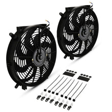 Ventola 14" a Pale Curve 12V 80W Universale