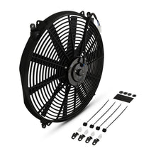 Ventola 16" a Pale Diritte 12V 80W Universale
